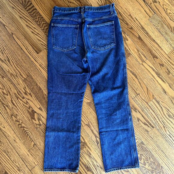 AGolde Blue Pinch Waist High Rise Kick Flare Jeans Size 29 - Picture 11 of 14